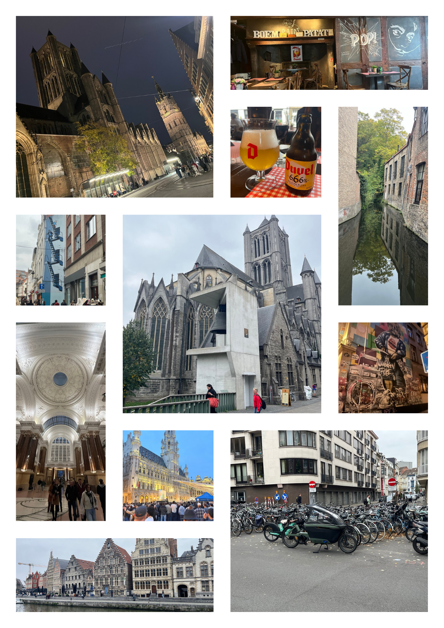 Brujas, Gante y Bruselas...