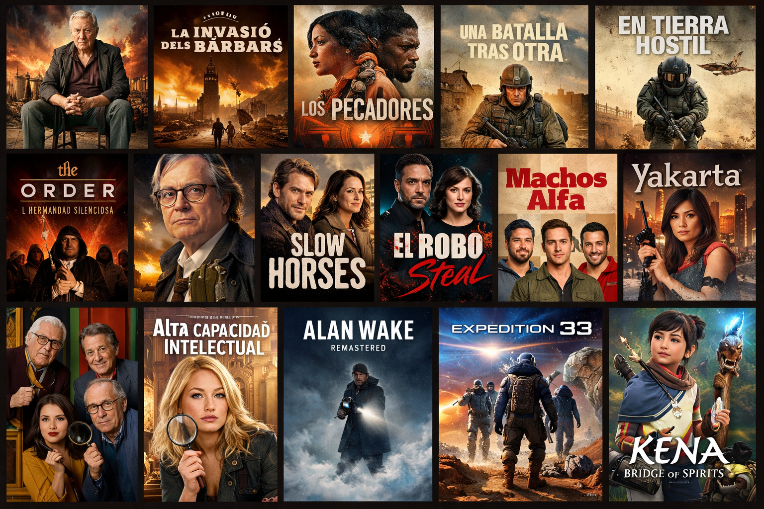 Portadas inventadas por ChatGPT...