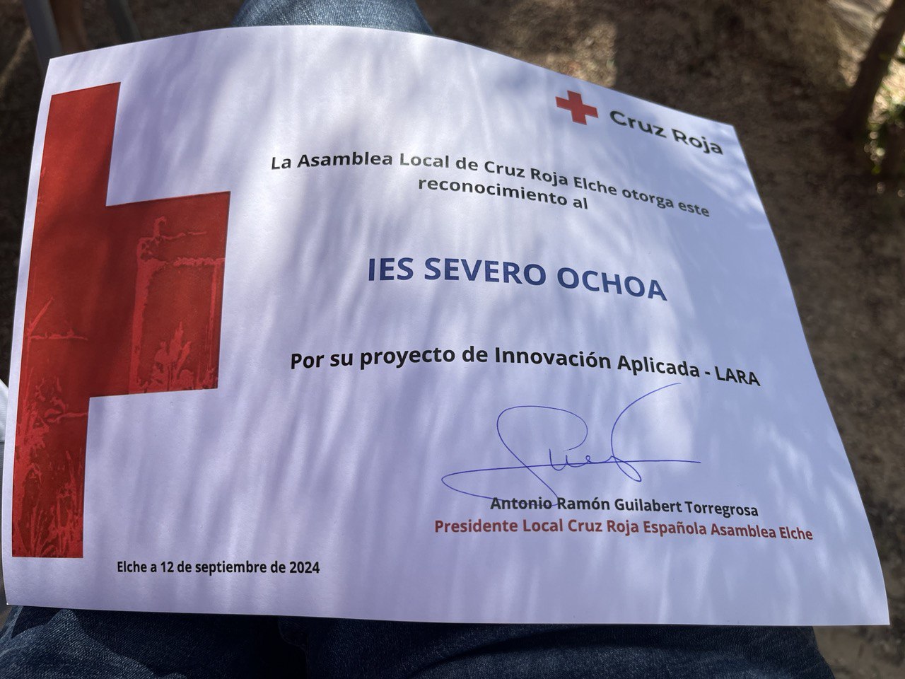 Reconocimiento Cruz Roja Elche