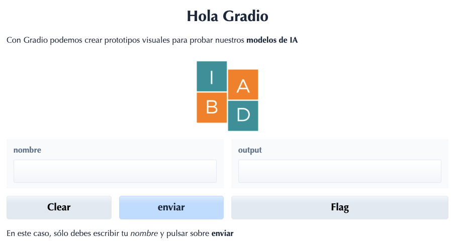 Personalizando el interfaz con Gradio